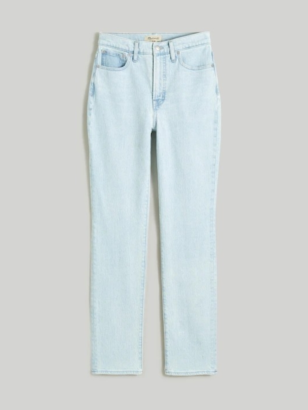 Women's Madewell Perfect Vintage Classic Straight Light-wash Jeans